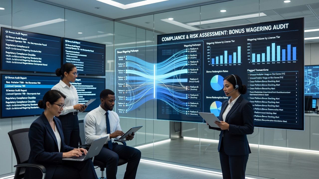 Technologische tools voor auditing van bonus wagering in multi-platform settings