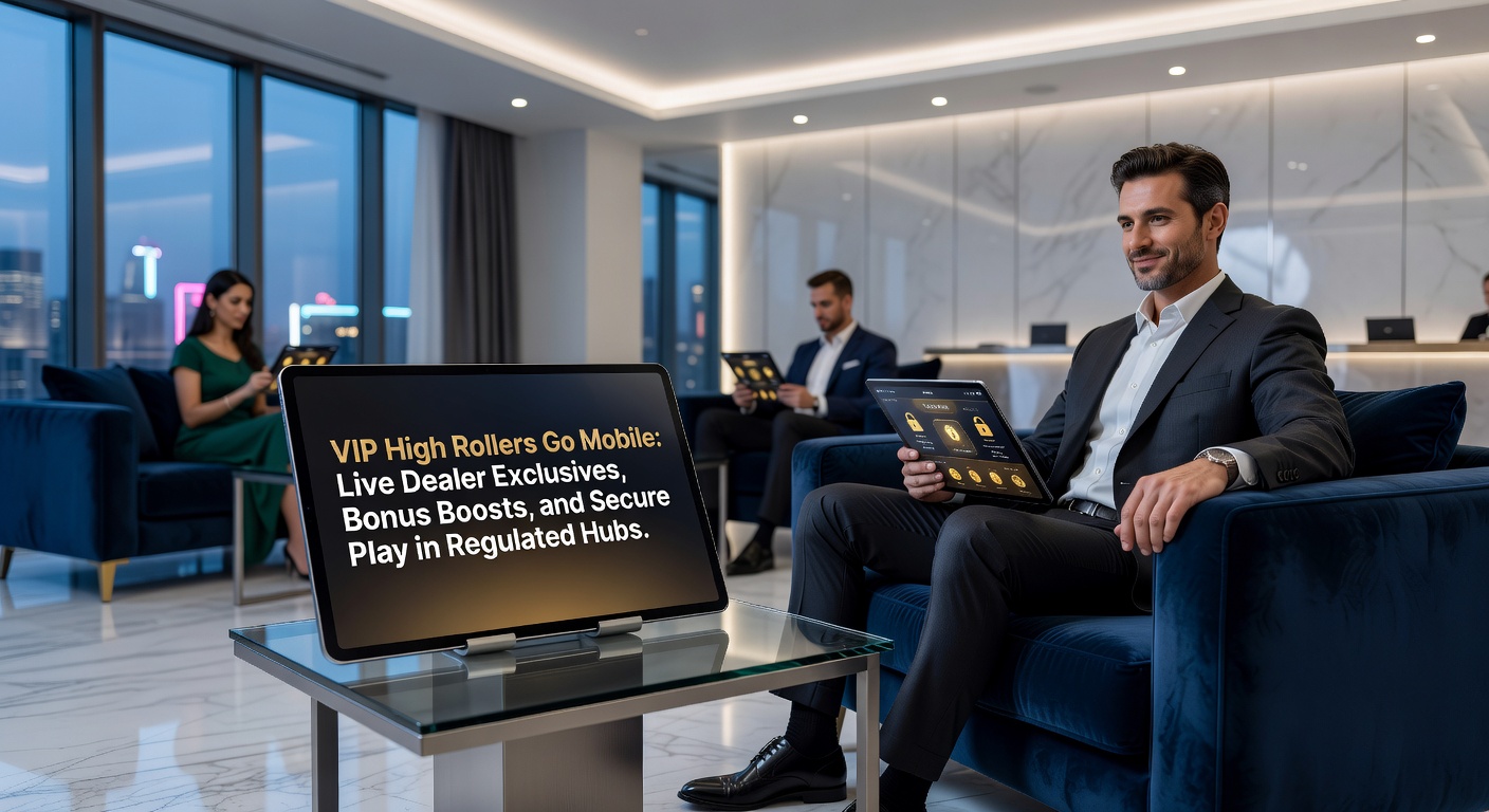 Mobiele interface met VIP bonus boost en beveiligde live dealer sessie op smartphone